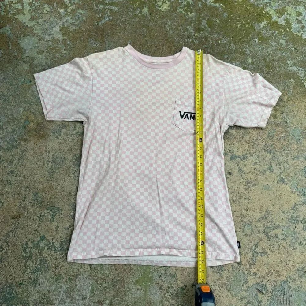Pink Checkerboard VansโSkater Pocket Shirt